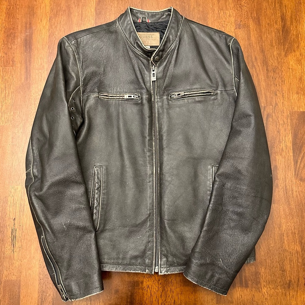 Vintage?? Men’s Guess Leather Jacket
